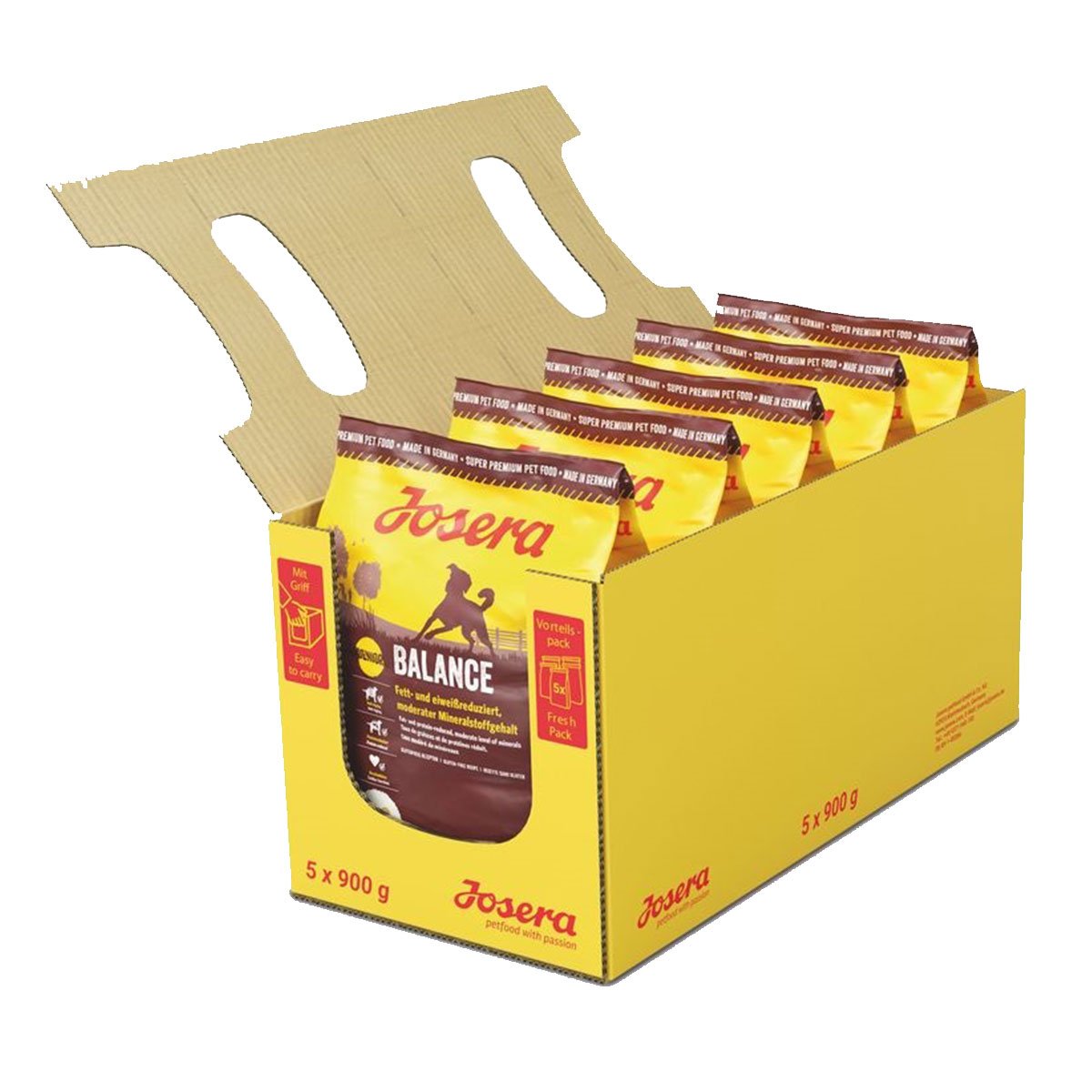 Josera Balance 4 + 1 zdarma (5 × 900 g)