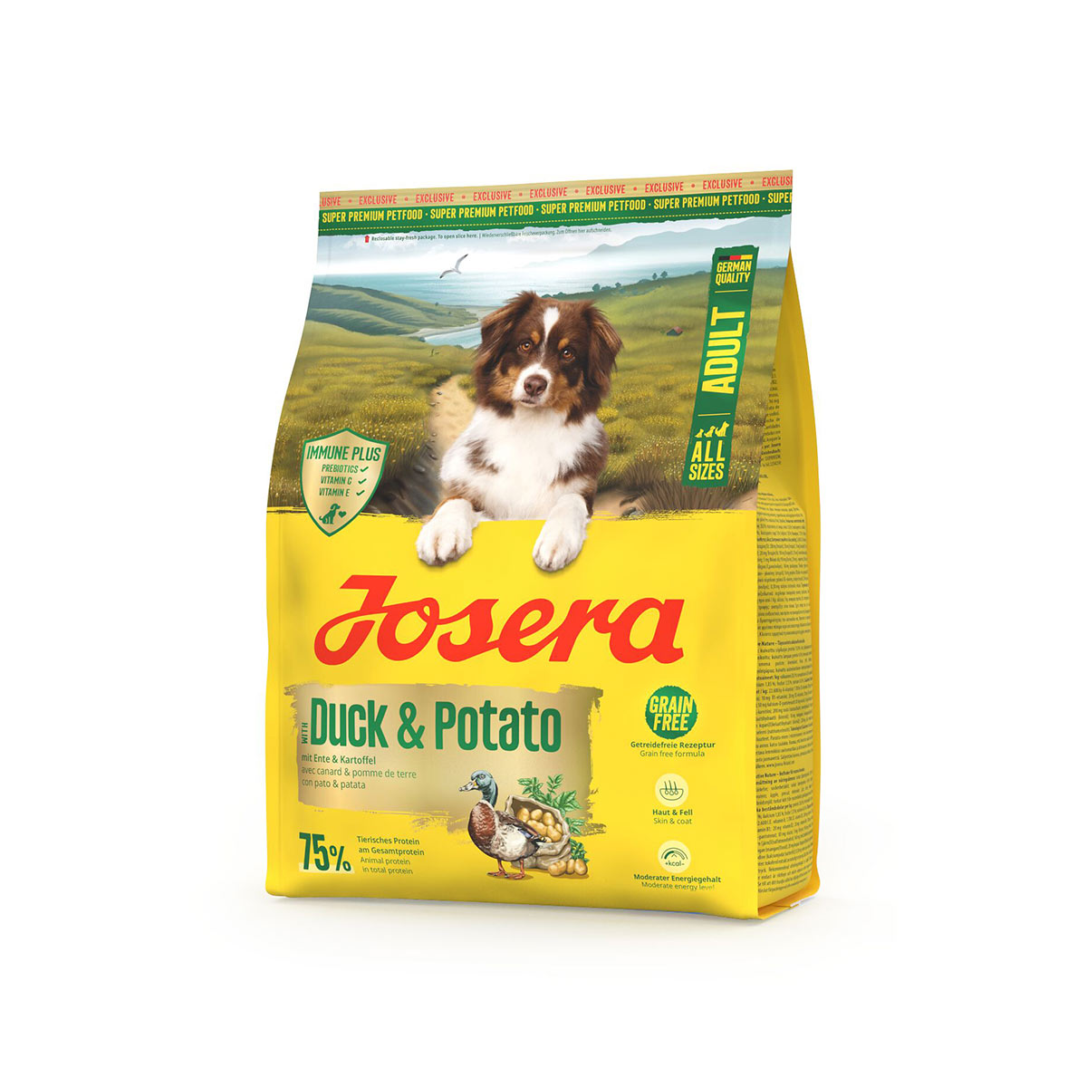Josera All Sizes Adult Duck & Potato 5×900 g Josera All Sizes Adult Duck & Potato 5×900 g