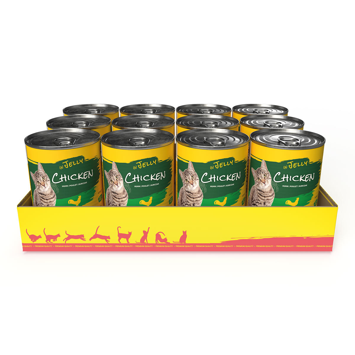 JosiCat Chicken in Jelly 12 × 400 g