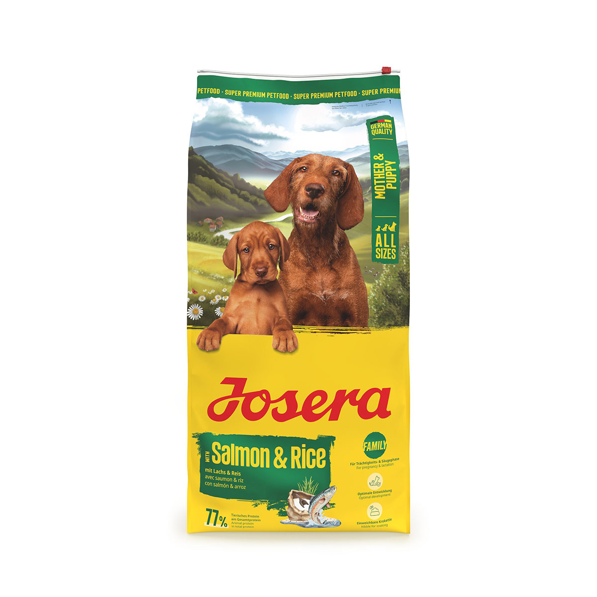 Josera All Sizes Mother & Puppy Salmon & Rice 2×12,5 kg