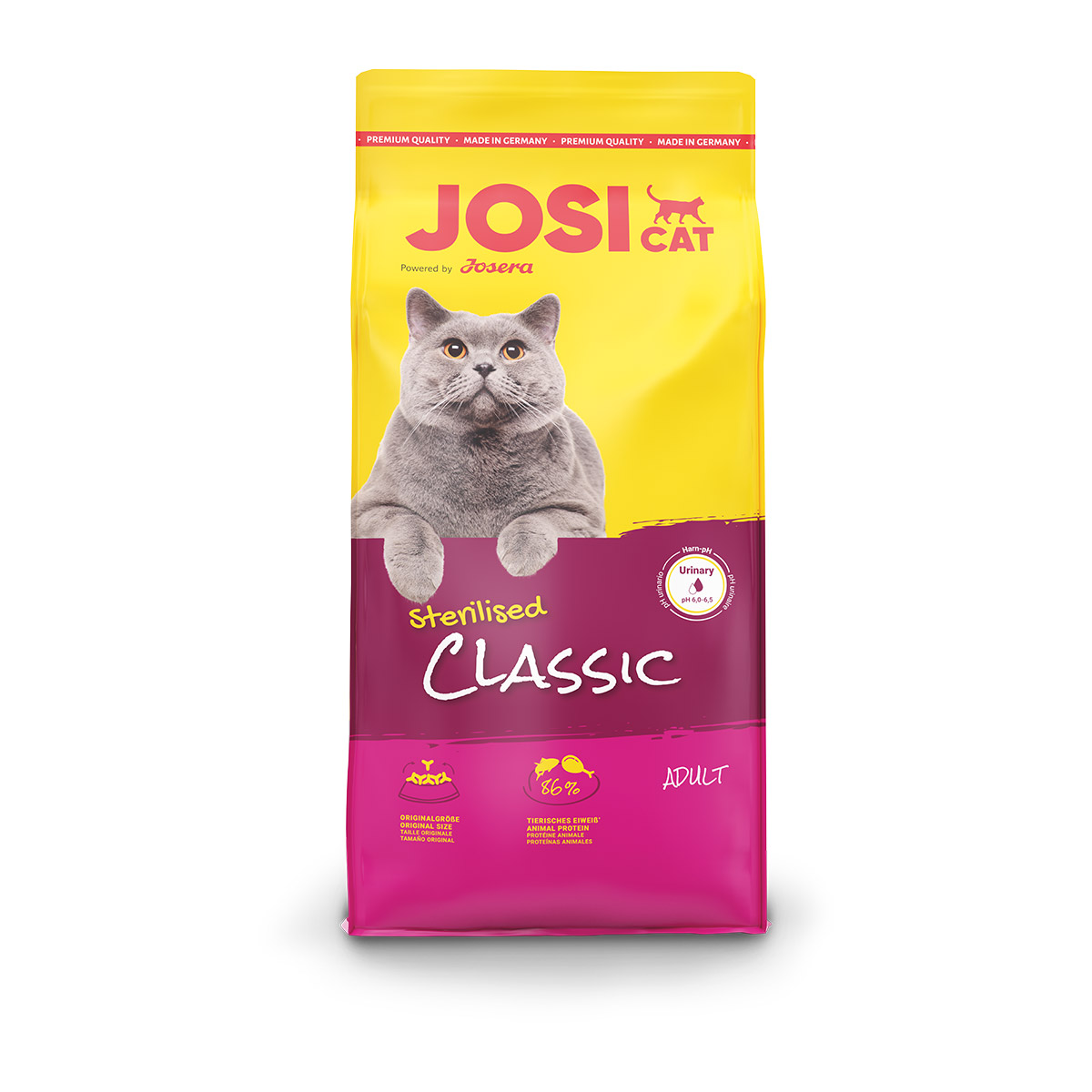 Levně JosiCat Sterilised Classic 10 kg