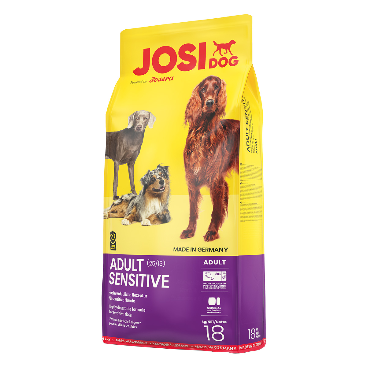 Levně JosiDog Adult Sensitive 5 × 900 g