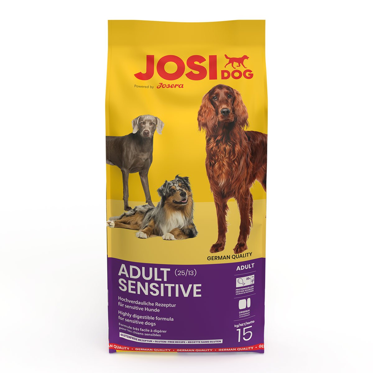 Levně JosiDog Adult Sensitive 15 kg