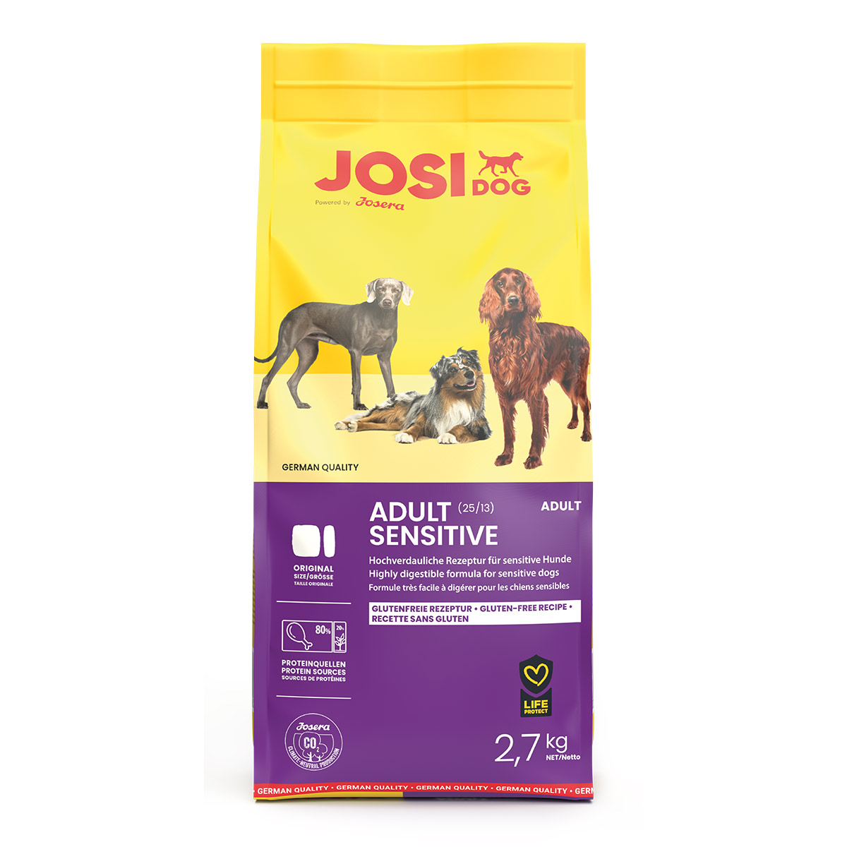 Levně JosiDog Adult Sensitive 2,7 kg