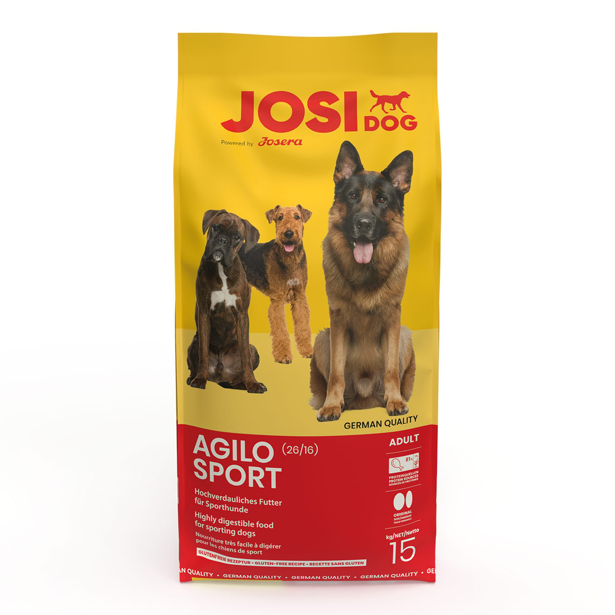 Levně JosiDog Agilo Sport 15 kg