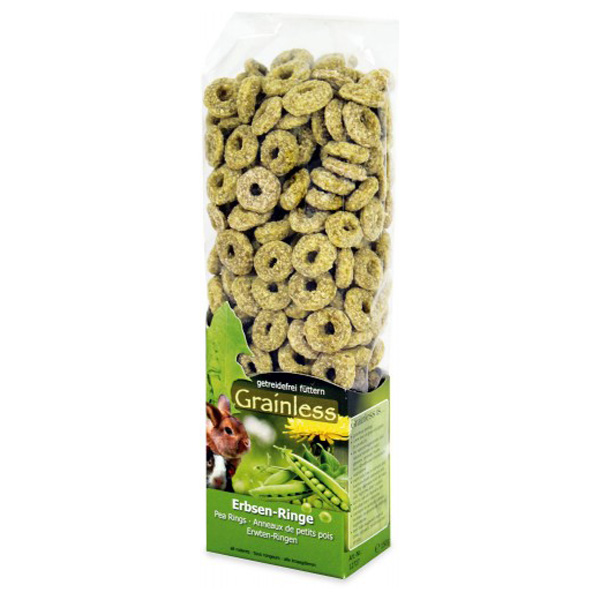 Levně JR Farm bezobilné hráškové kroužky 150 g