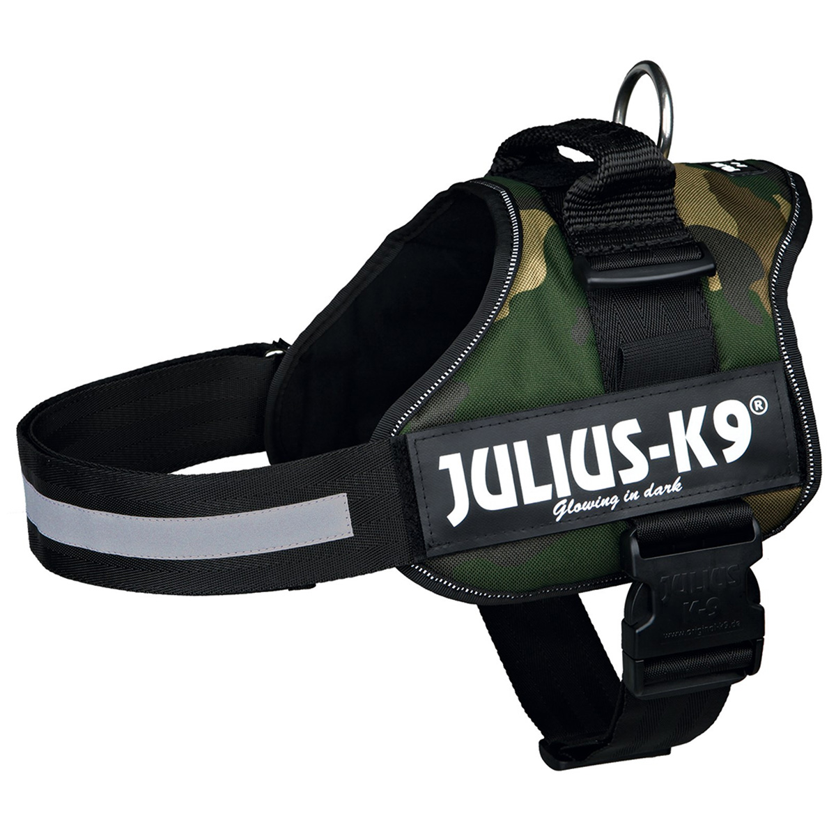 Julius-K9 IDC postroj, maskáčový Mini-mini, obvod hrudníku 40–53 cm