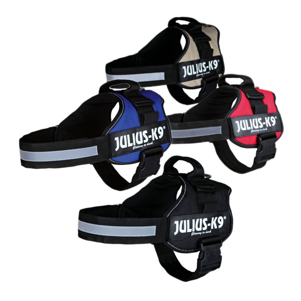 Julius-K9 Powergeschirr postroj pro psy, vel. 3 82–118 cm modrá