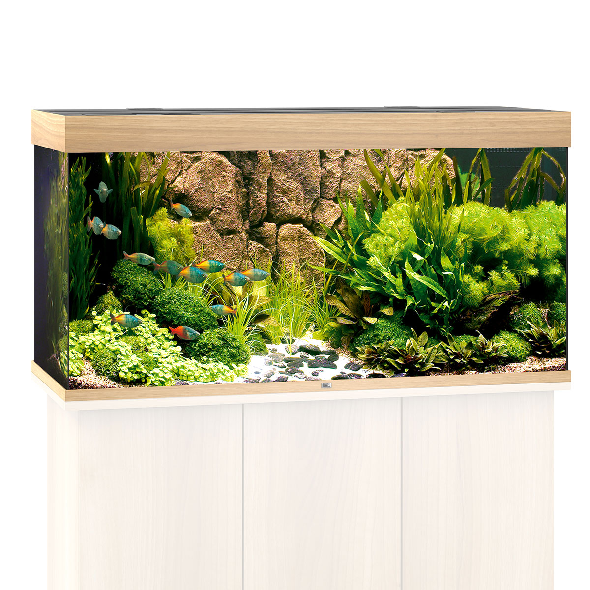 Juwel Rio 350 LED Komplett Aquarium ohne Schrank helles holz Juwel Rio 350 LED Komplett Aquarium ohne Schrank helles holz