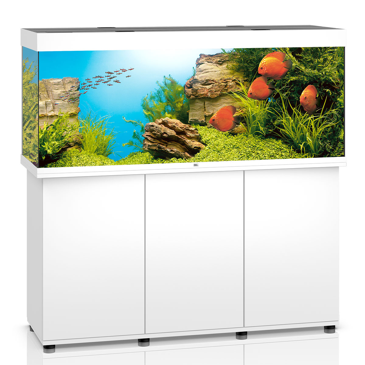 Juwel Rio 450 LED Komplett Aquarium mit Unterschrank SBX weiß Juwel Rio 450 LED Komplett Aquarium mit Unterschrank SBX weiß