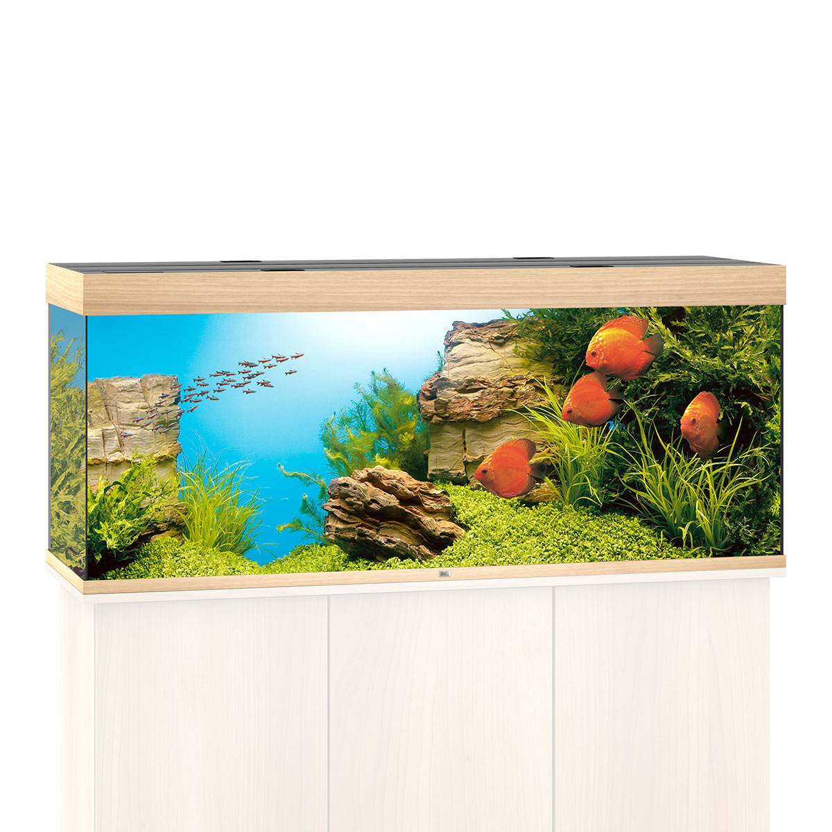 Juwel Rio 450 LED Komplett Aquarium ohne Schrank helles holz Juwel Rio 450 LED Komplett Aquarium ohne Schrank helles holz