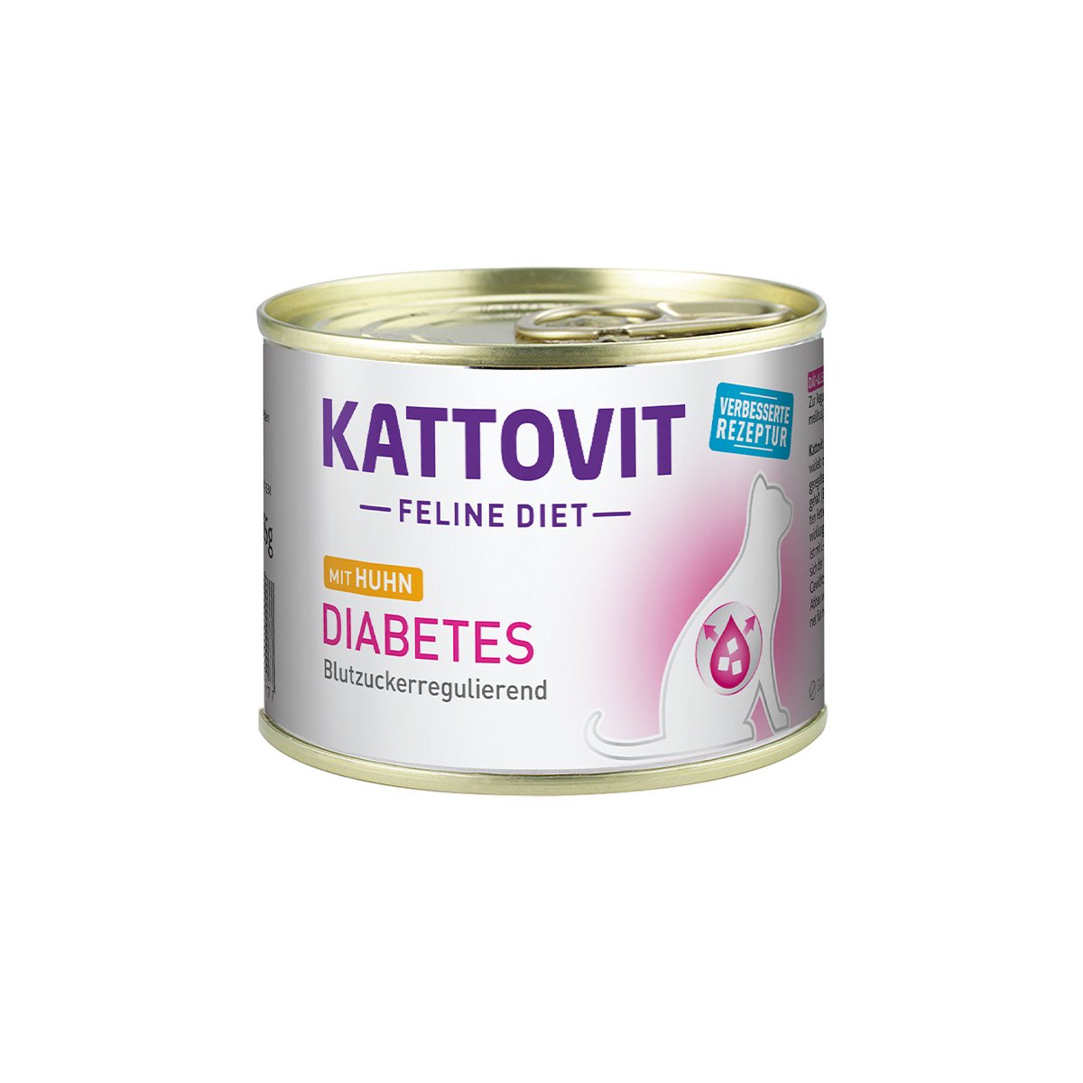 Levně Kattovit Feline Diet Diabetes, Kuře 12 × 185 g