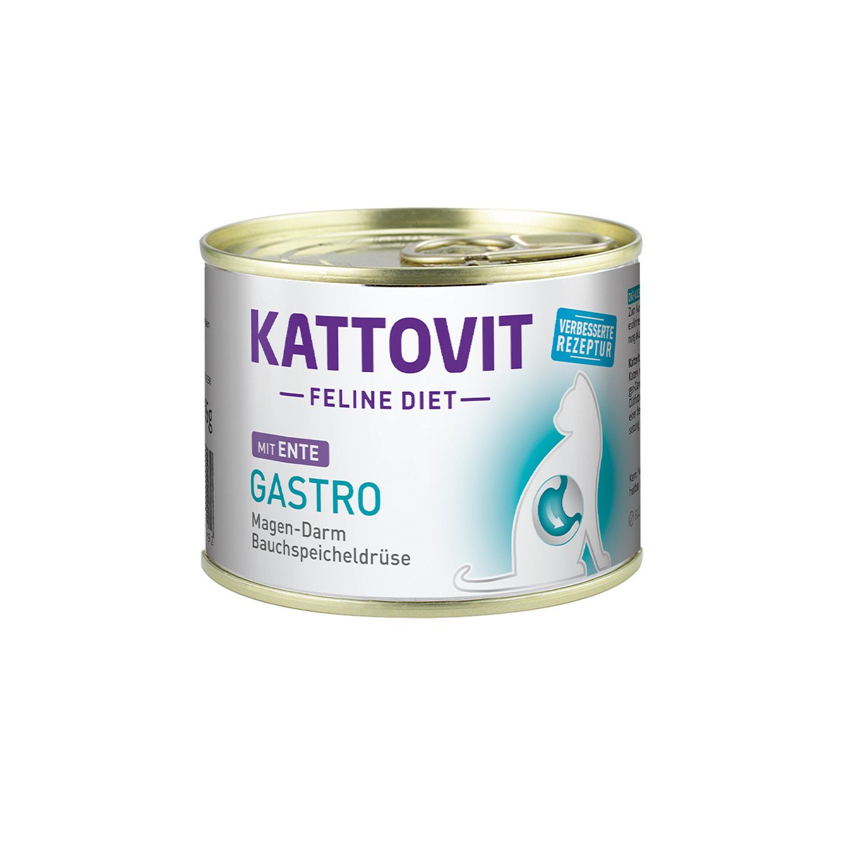 Levně Kattovit Feline Diet Gastro, Kachna 12 × 185 g