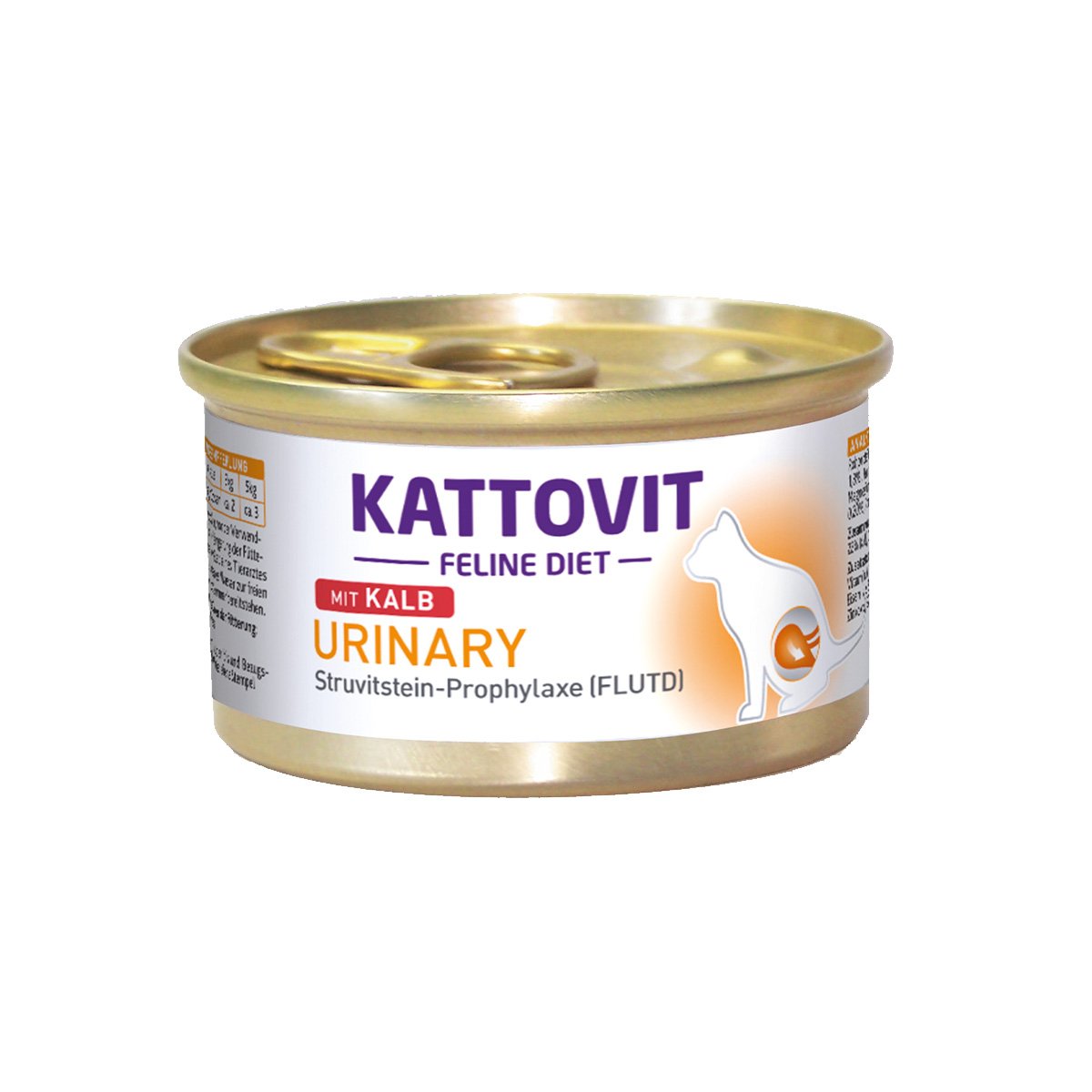 Levně KATTOVIT Feline Diet Urinary telecí 12 × 85 g