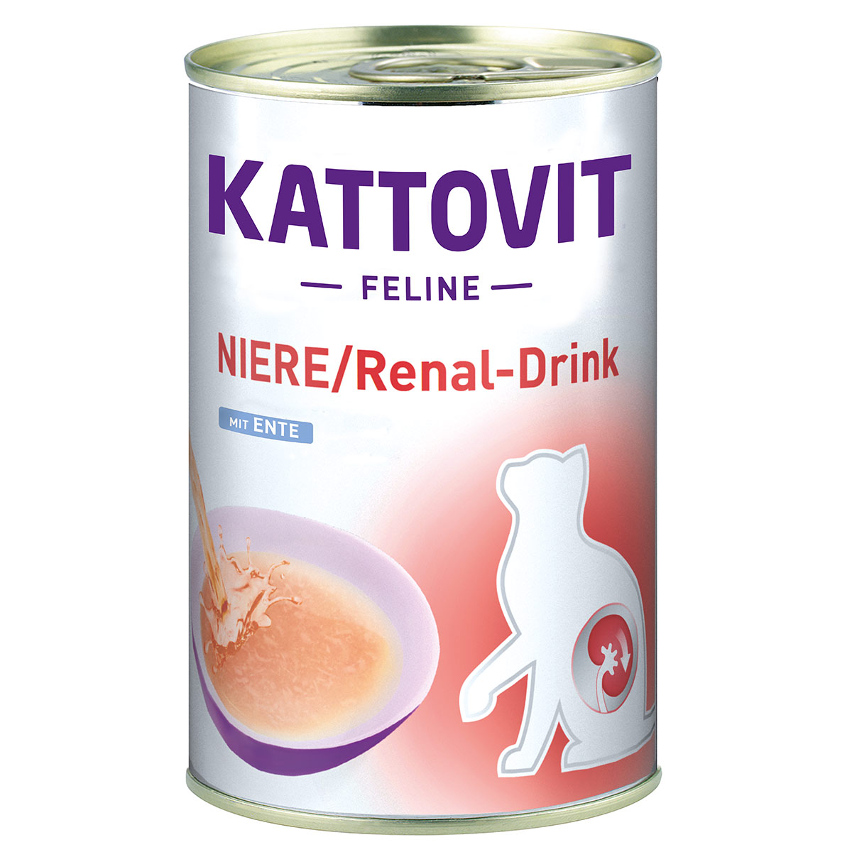 Kattovit Niere/Renal nápoj s kachnou 24 × 135 ml