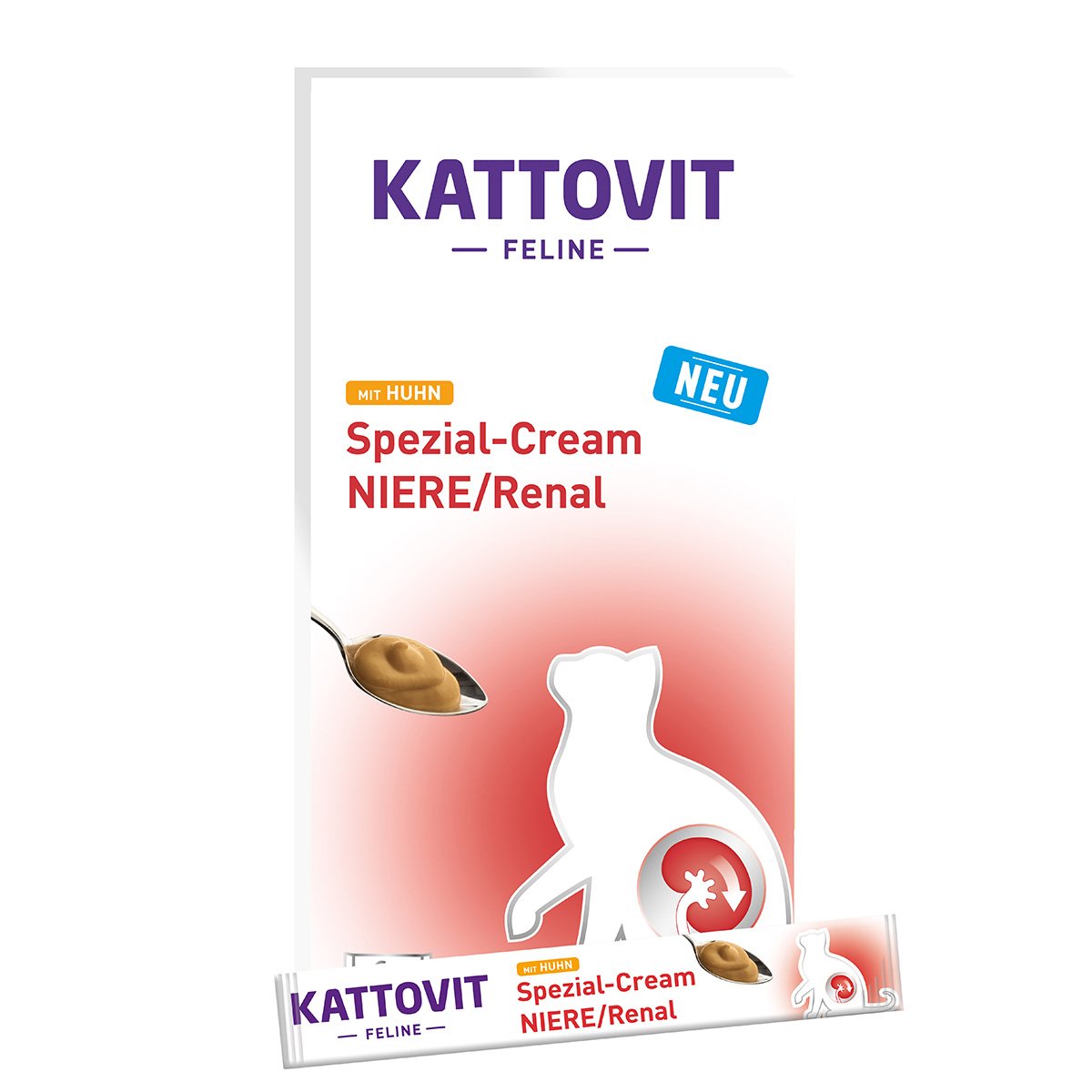 Kattovit speciální krém ledviny/Renal kuřecí 6 × 15 g