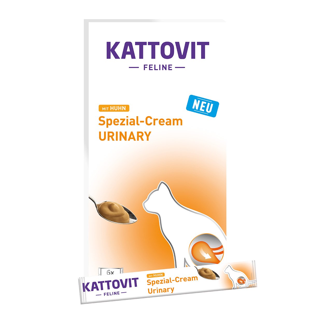 Kattovit speciální krém Urinary kuřecí 6 × 15 g