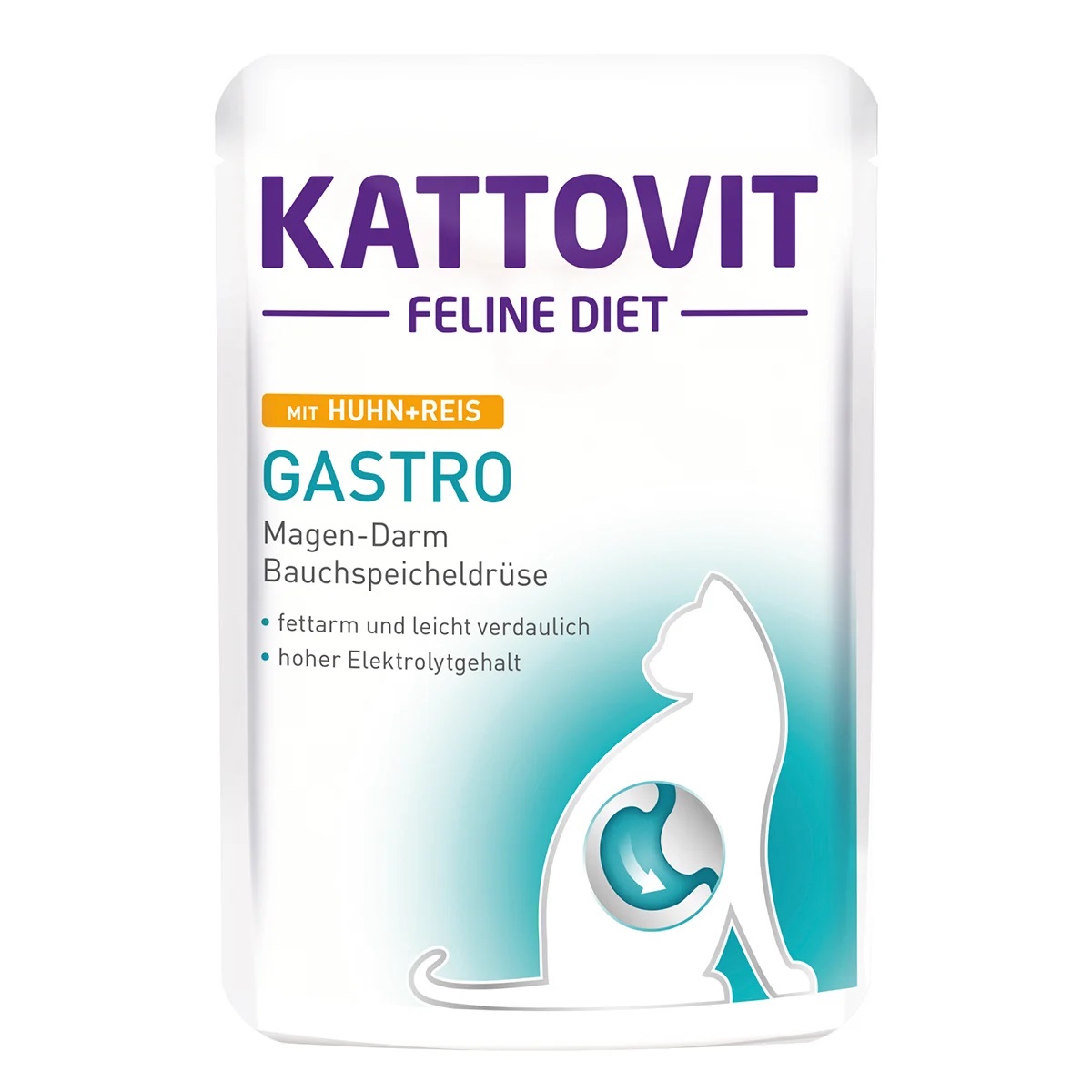 Levně Kattovit Gastro kuře s rýží 24× 85 g