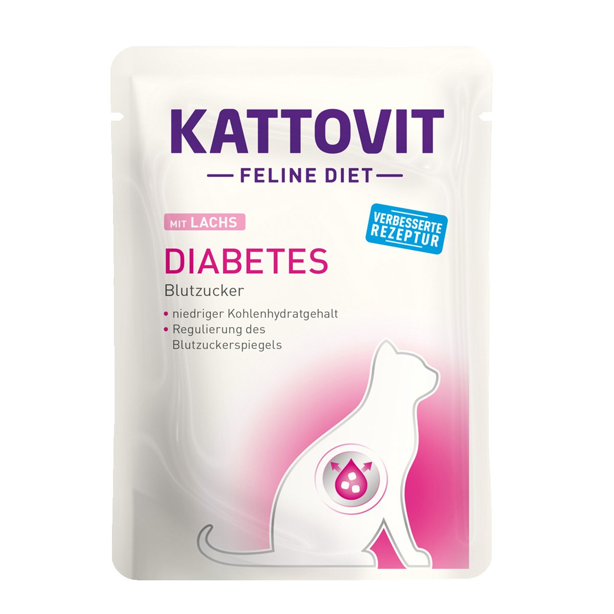 Levně Kattovit Diabetes losos 24× 85 g