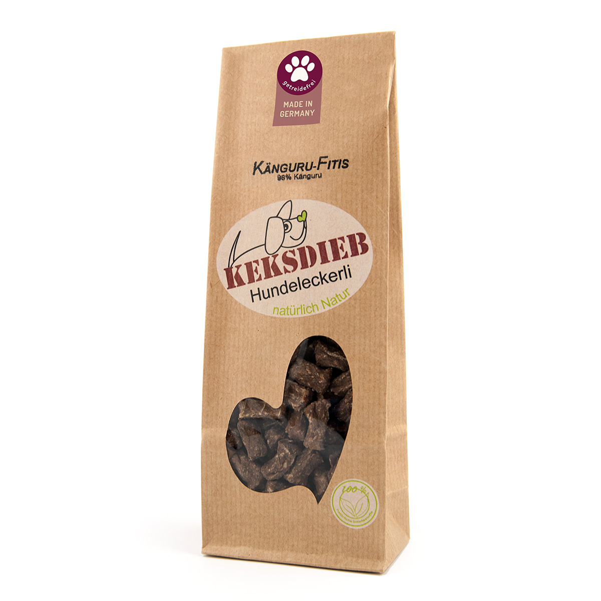 Keksdieb Känguru-Fitis s klokaním masem, bez obilovin, 125 g 125g