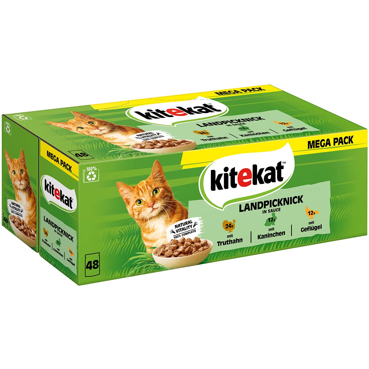 Kitekat multipack Landpicknick v omáčce 48 × 85 g 48 × 85 g
