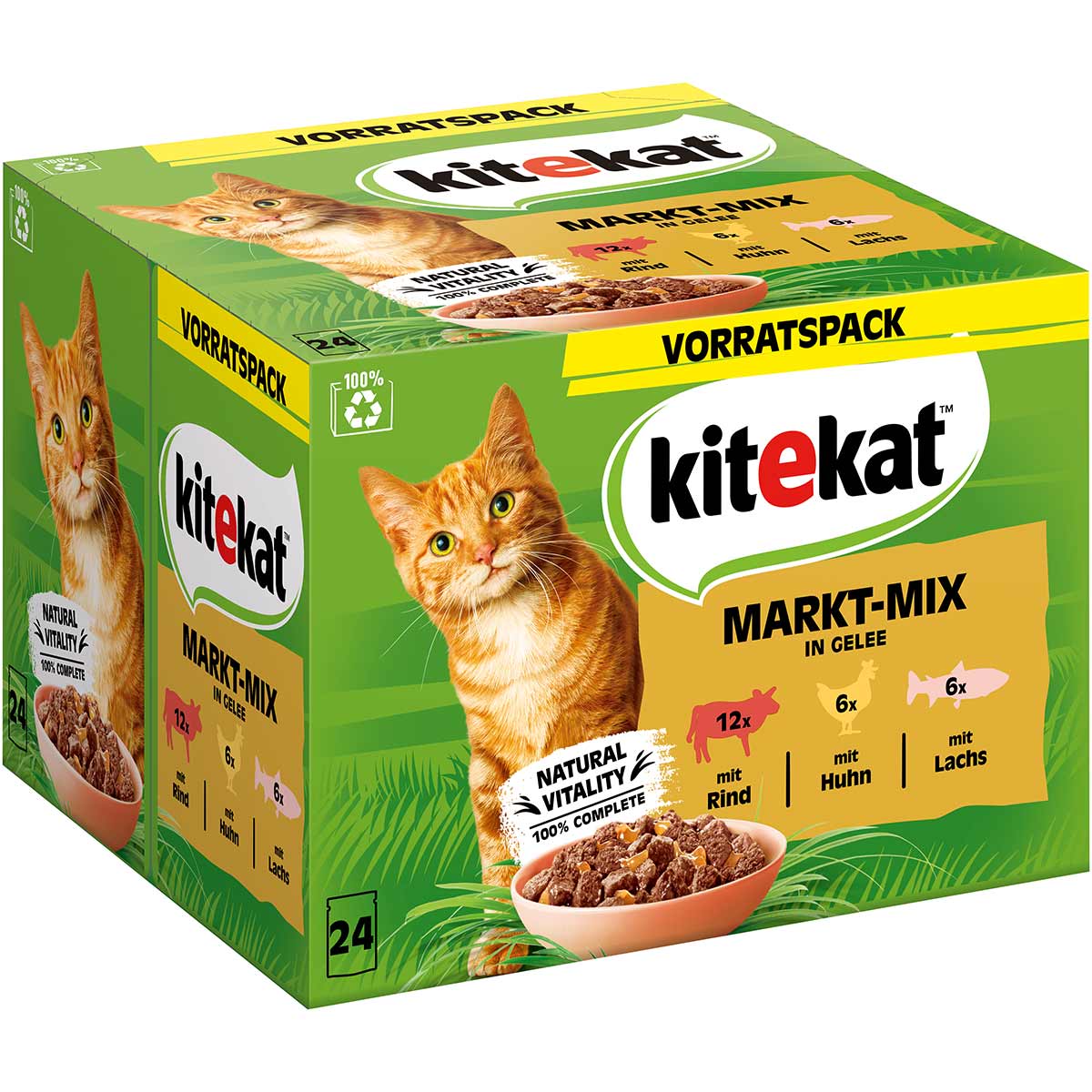 Levně Kitekat multipack market mix v želé 24 × 85 g