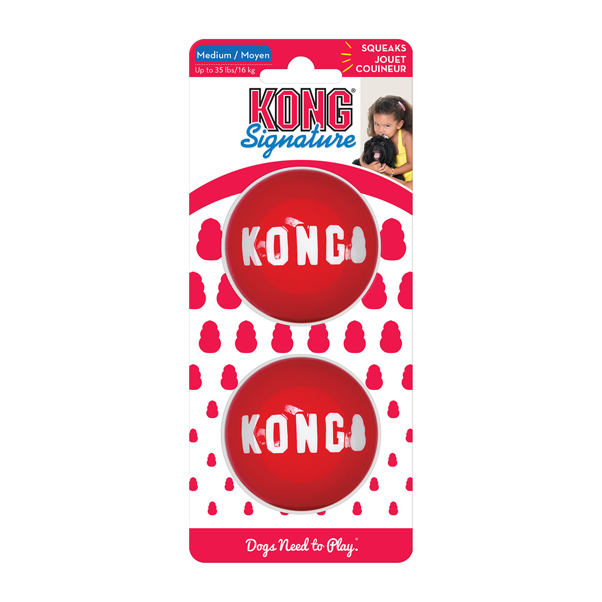 KONG Signature Balls, 2 ks M