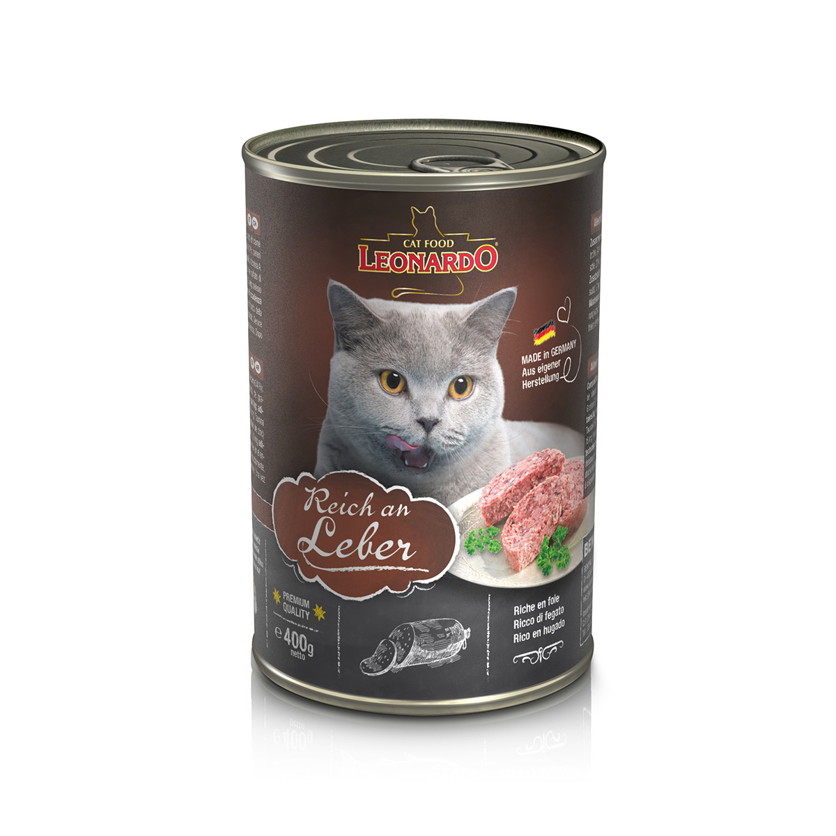 Leonardo Premium All-Meat 6× 400 g Vysoký podíl jater