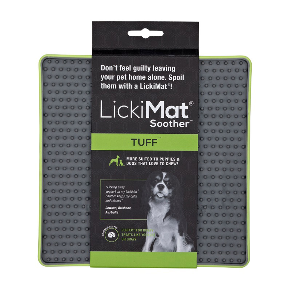 LickiMat Soother Tuff lízací podložka Grün