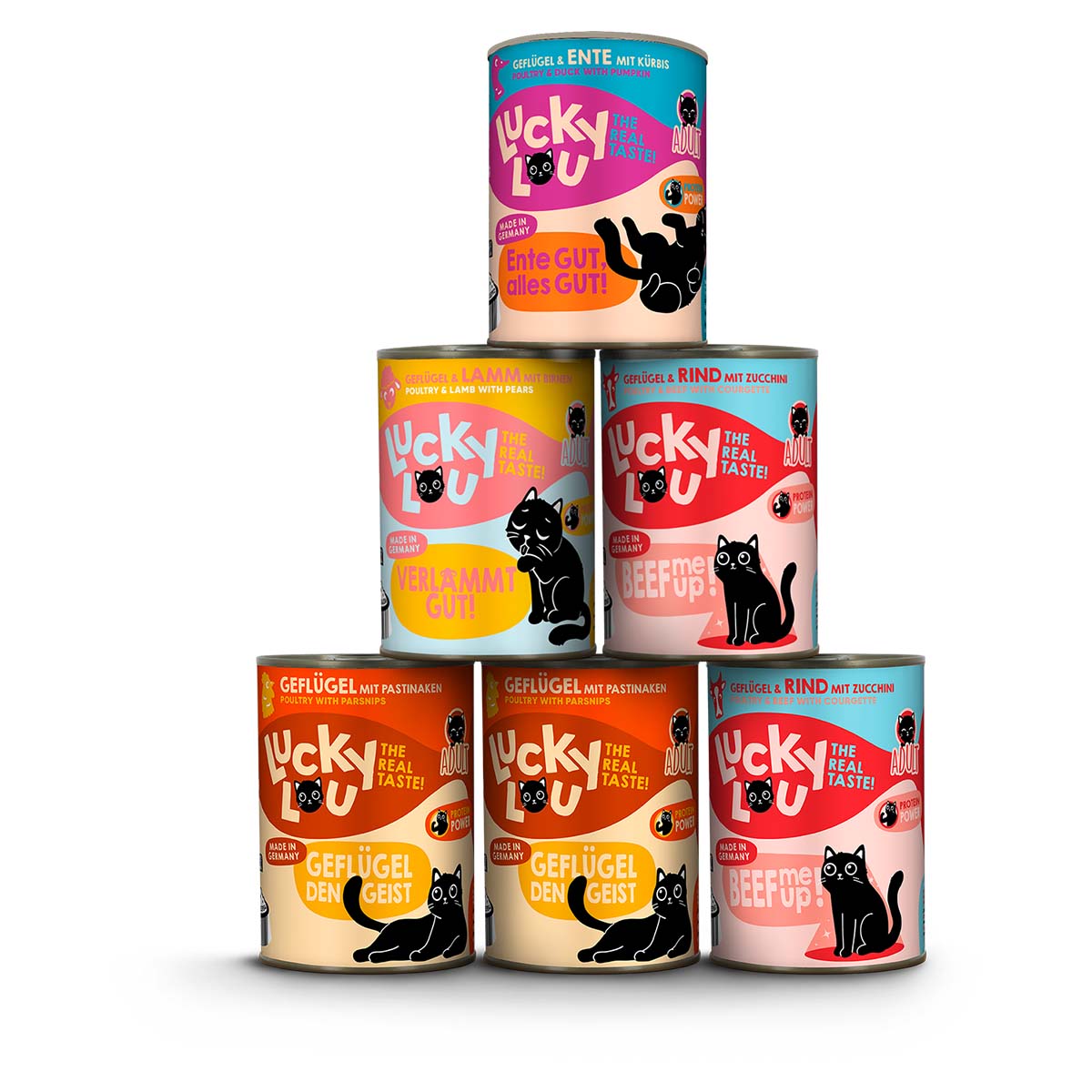 Lucky Lou Lifestage Adult Tasty-Mix 6x400g