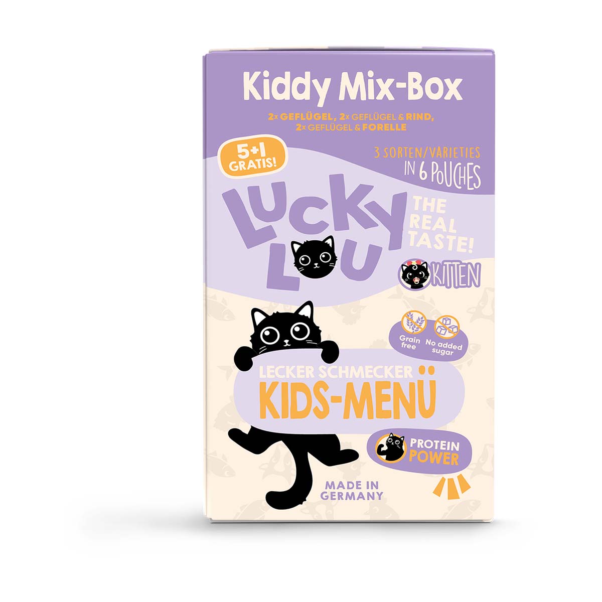 Lucky Lou Lifestage Kitten Multipack 5+1 6x125g