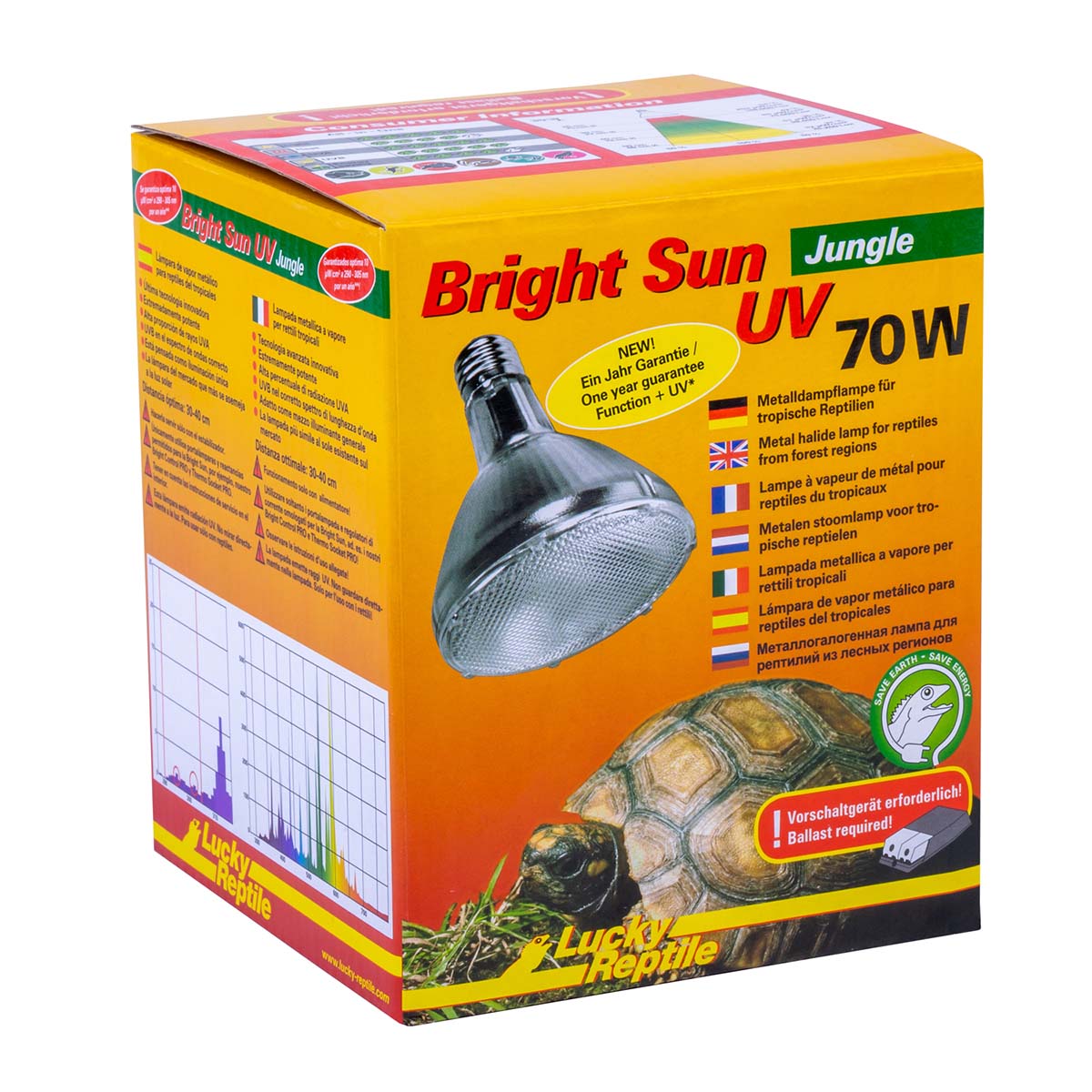 Levně Lucky Reptile kovová výbojka Bright Sun UV Jungle 70