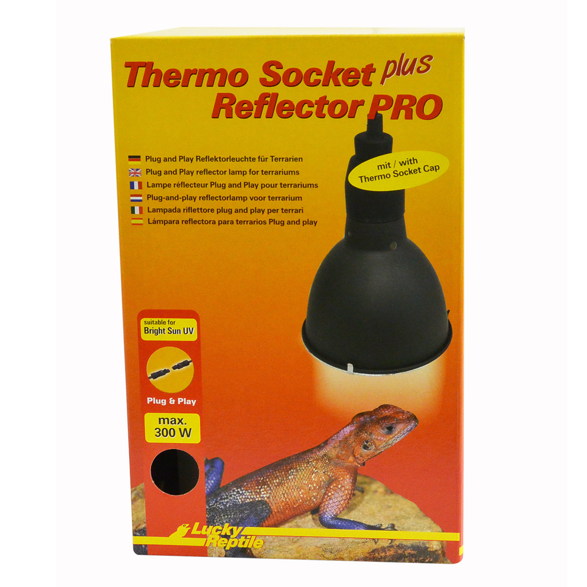 Levně Lucky Reptile Thermo Socket + stínítko PRO Krátký