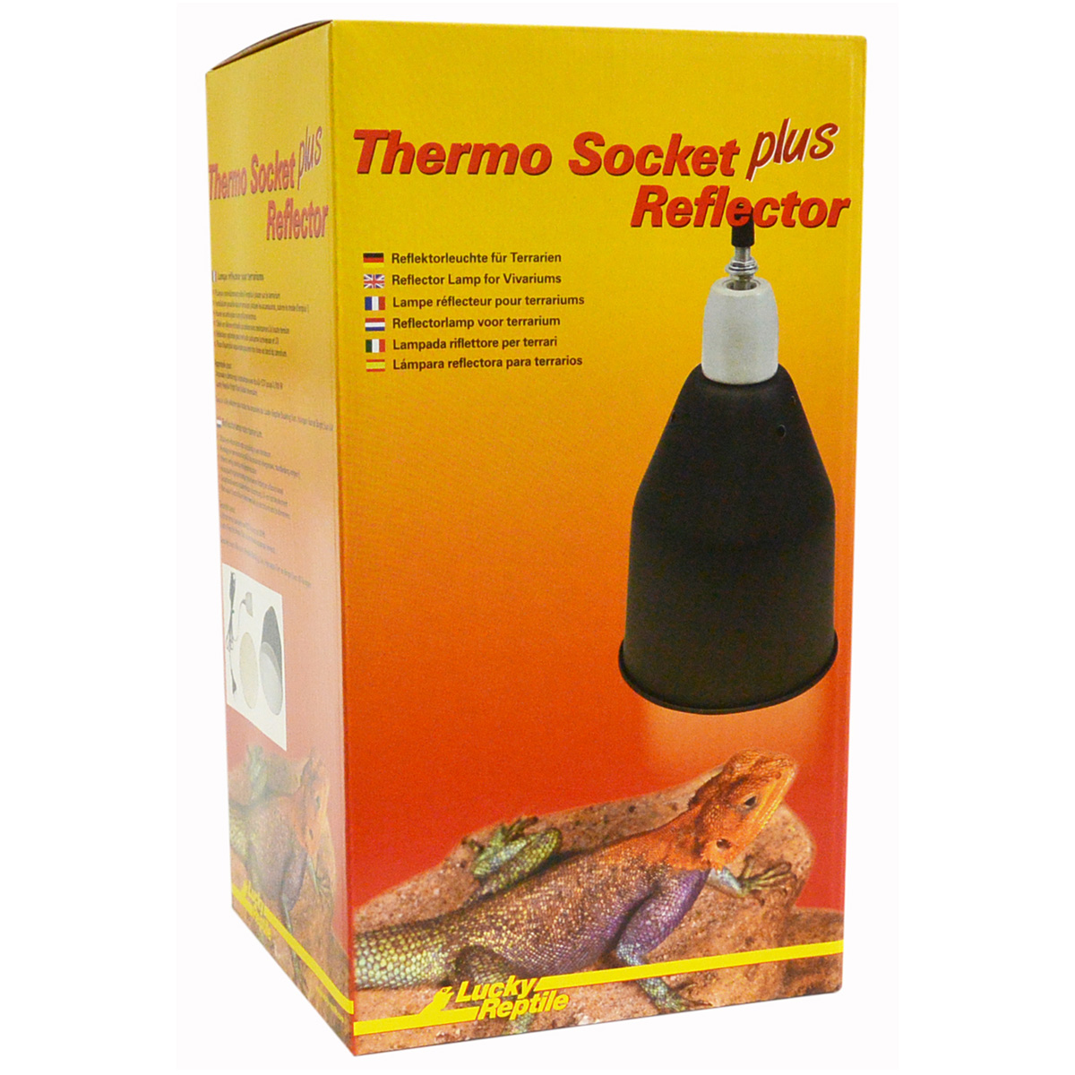 Lucky Reptile Thermo Socket + černé stínítko Velký