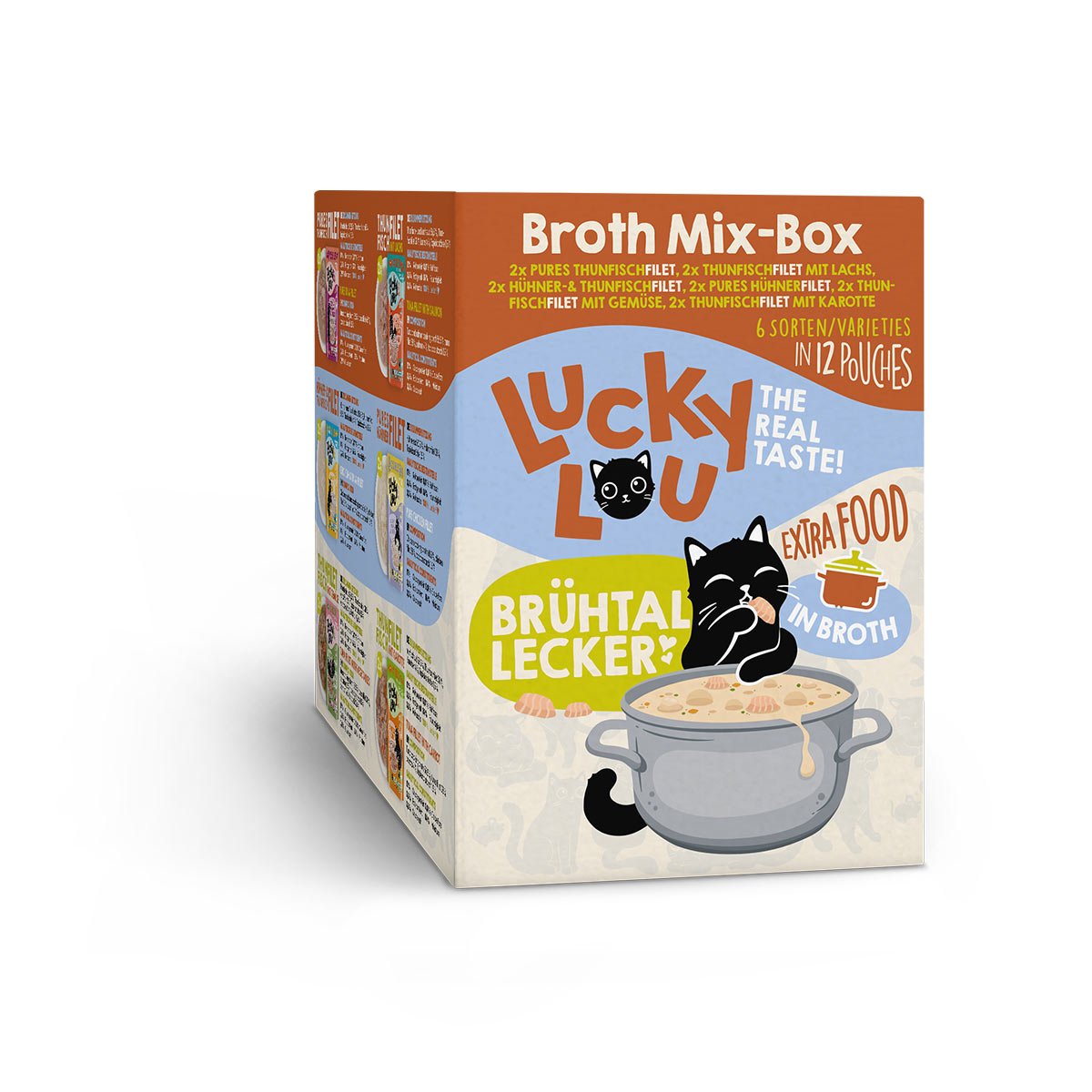 Lucky Lou Extra Food Broth Mix-Box 12x70g
