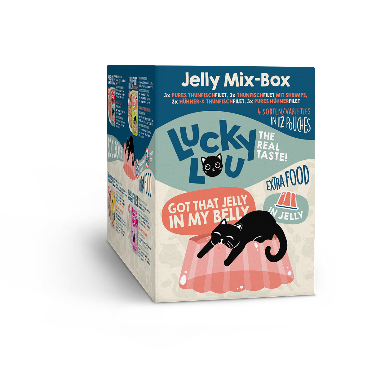 Lucky Lou Extra Food Jelly Mix-Box 12x70g