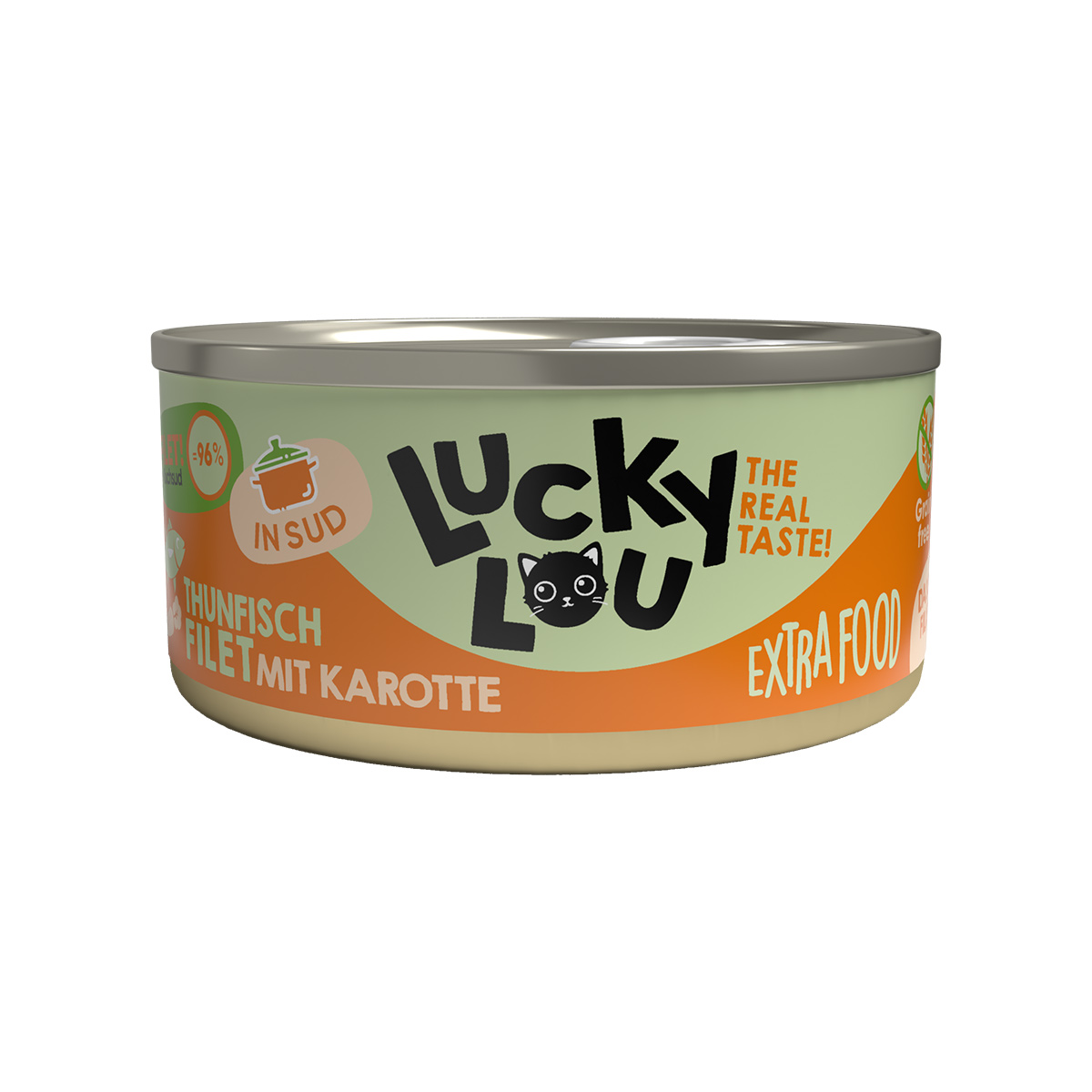 Levně Lucky Lou Extrafood tuňák s mrkví ve vývaru 18 × 70 g