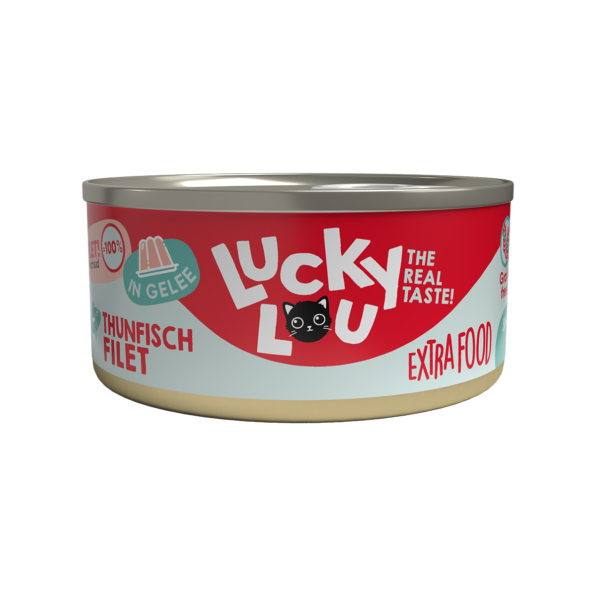 Levně Lucky Lou Extrafood filet z tuňáka v želé 18 × 70 g
