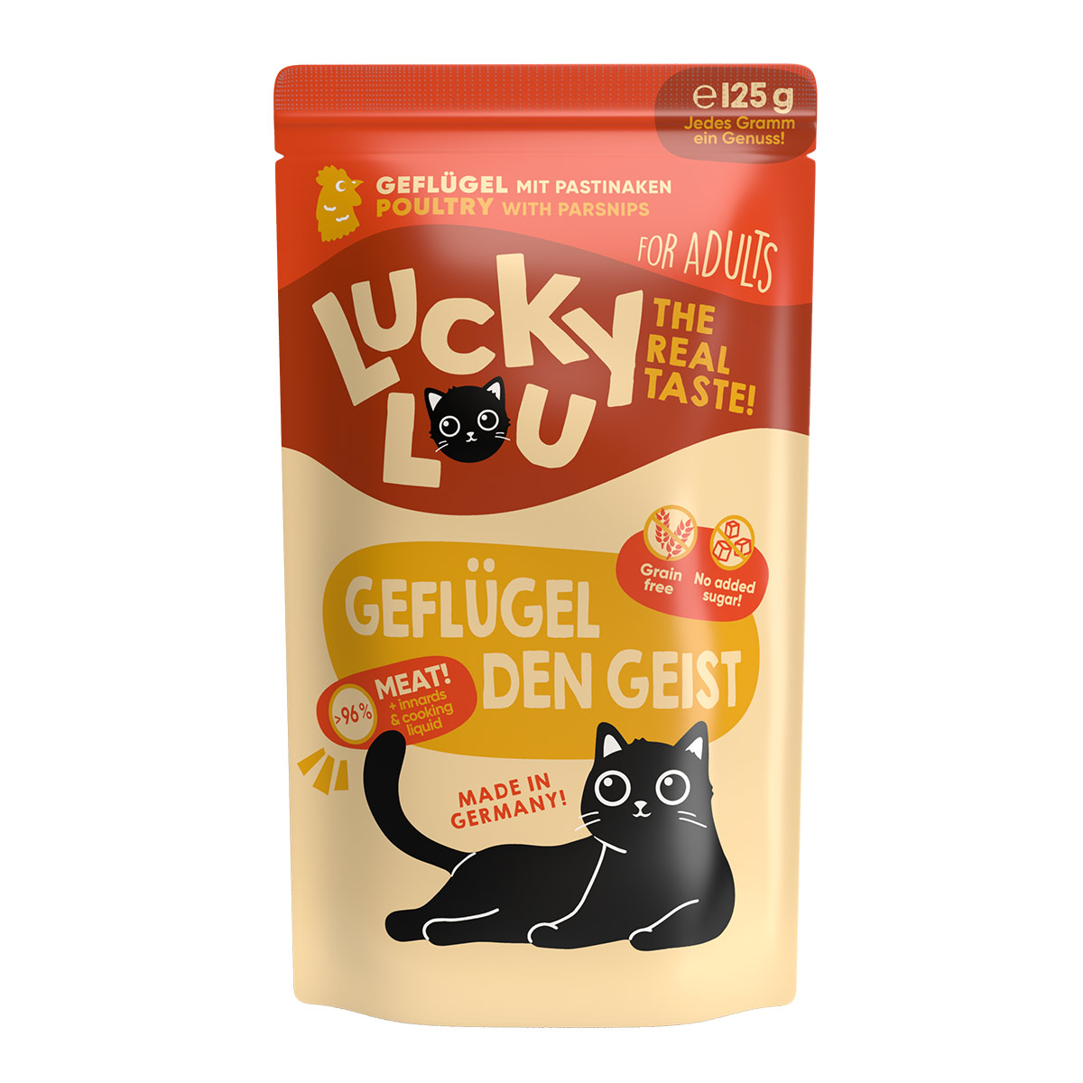Lucky Lou Lifestage Adult drůbež 16 × 125 g