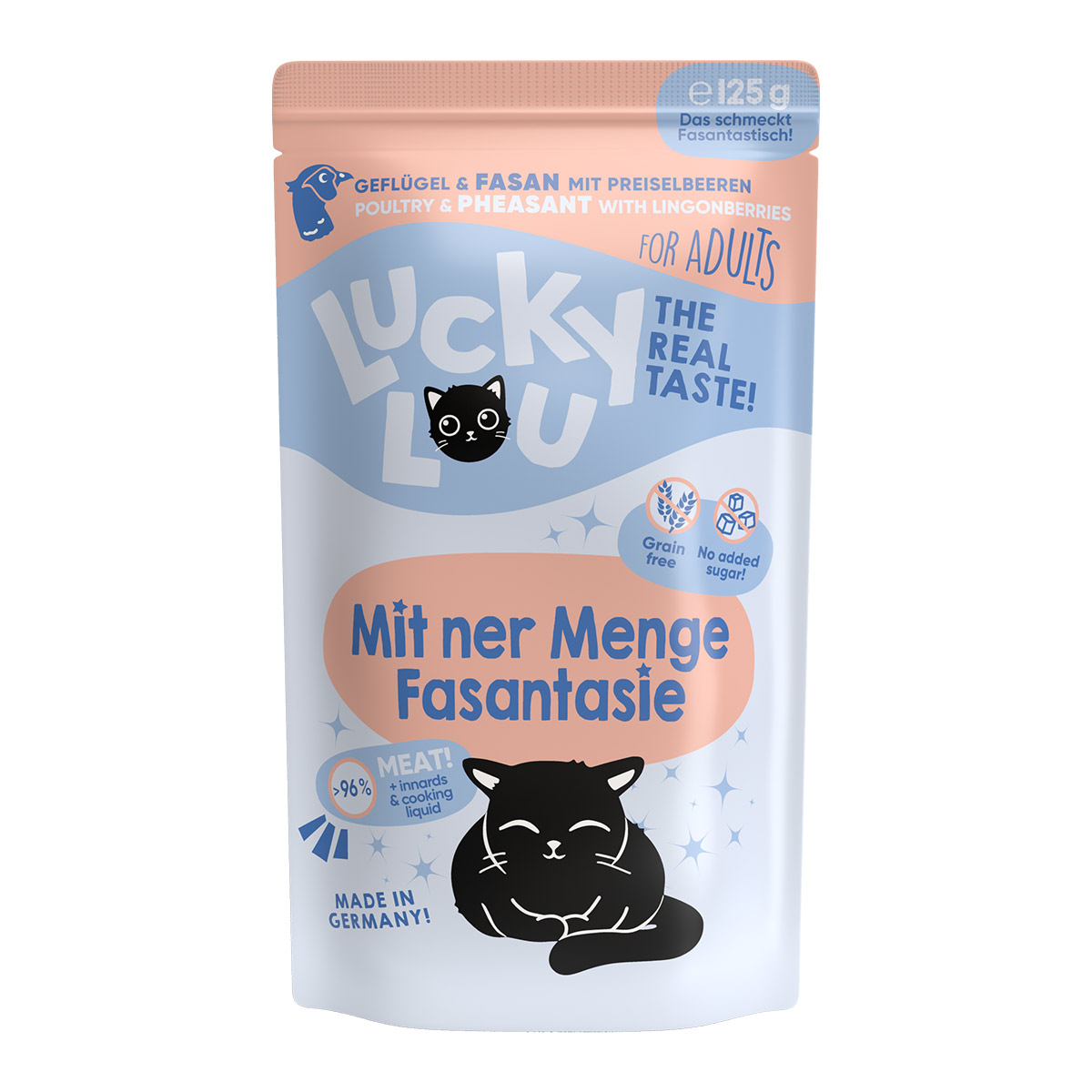 Levně Lucky Lou Lifestage Adult drůbež a bažant 16 × 125 g