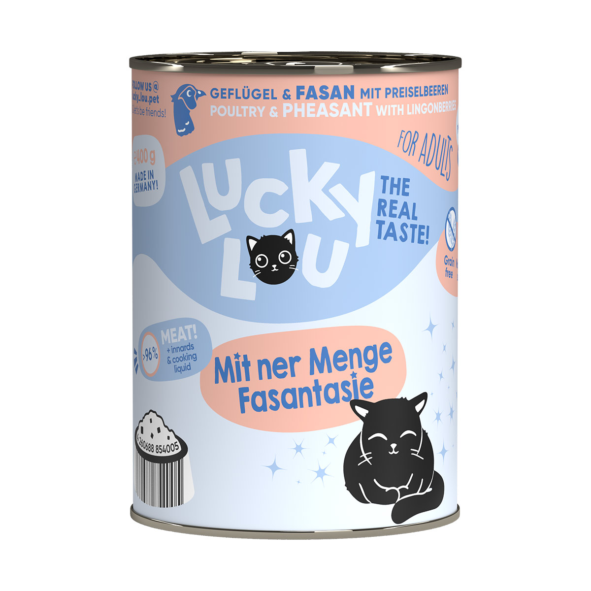 Levně Lucky Lou Lifestage Adult drůbež a bažant 24× 400 g