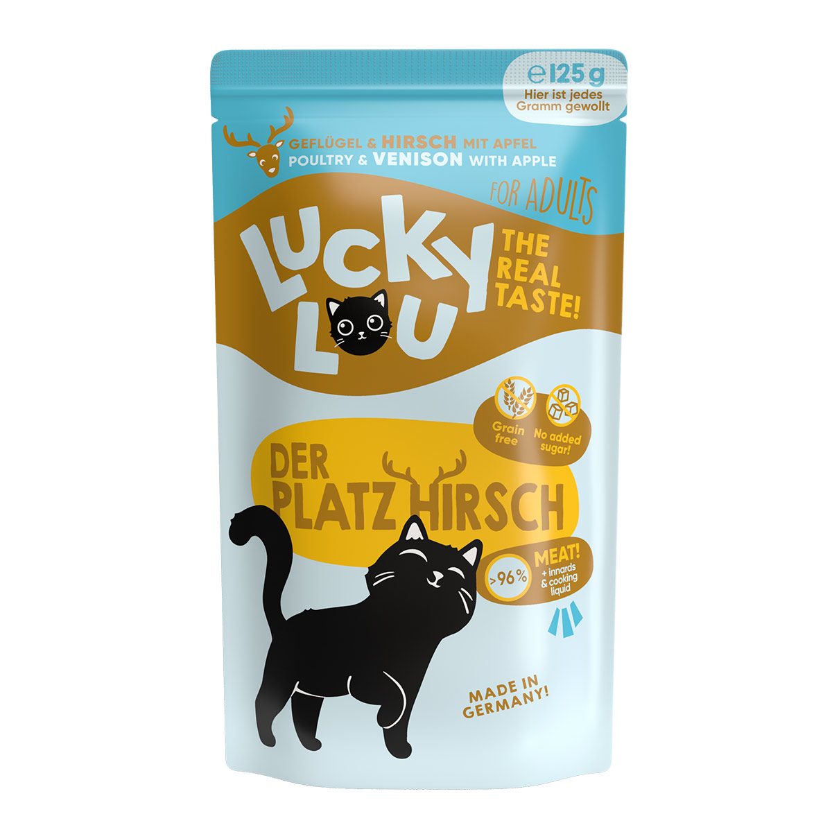 Lucky Lou Lifestage Adult drůbež a jelen 16 × 125 g