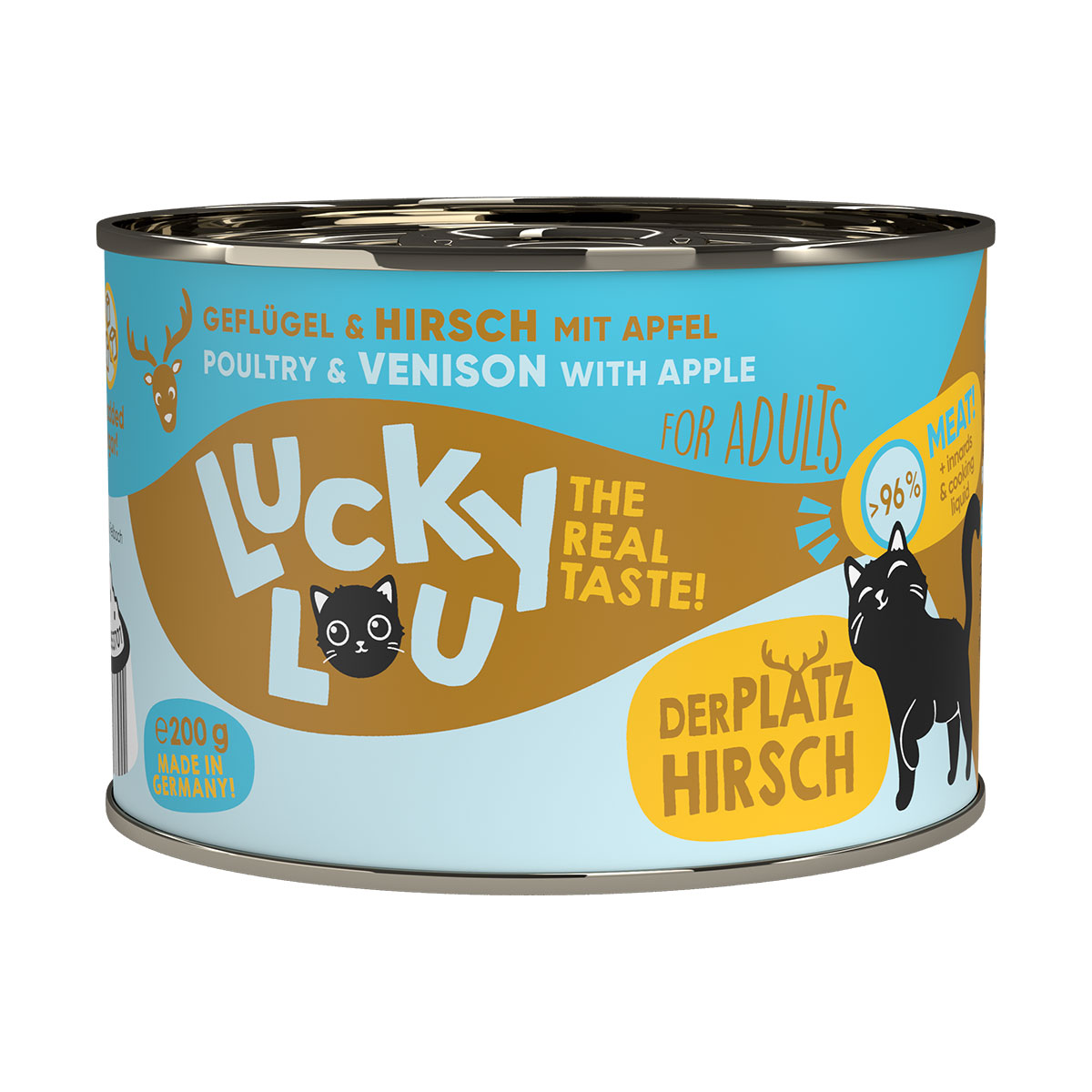 Lucky Lou Lifestage Adult drůbež a jelen 24 × 200 g
