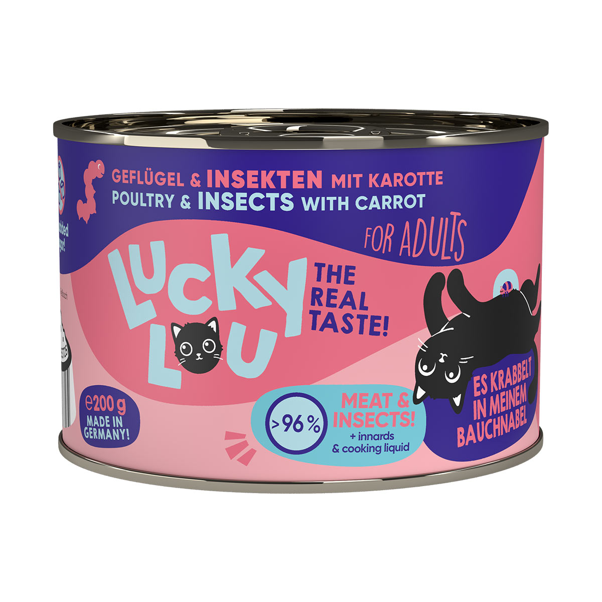 Lucky Lou Lifestage Adult drůbež a hmyz 6× 200 g