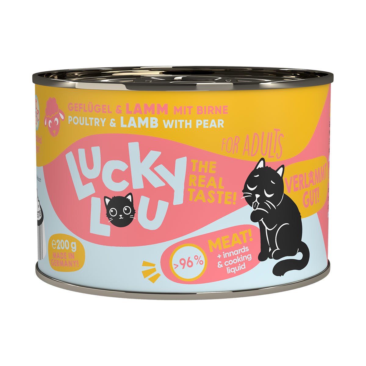 Lucky Lou Lifestage Adult Geflügel & Lamm 24x200g