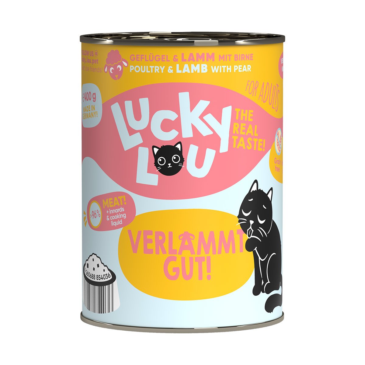 Lucky Lou Lifestage Adult Geflügel & Lamm 6x400g
