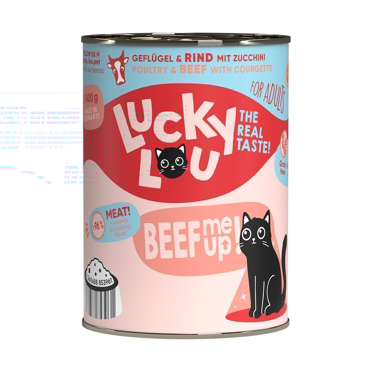 Lucky Lou Lifestage Adult drůbež a hovězí maso 24× 400 g