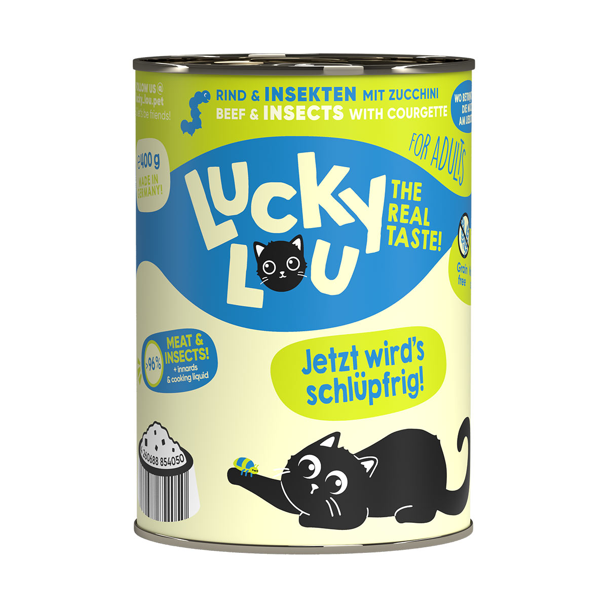 Lucky Lou Lifestage Adult hovězí maso a hmyz 24× 400 g