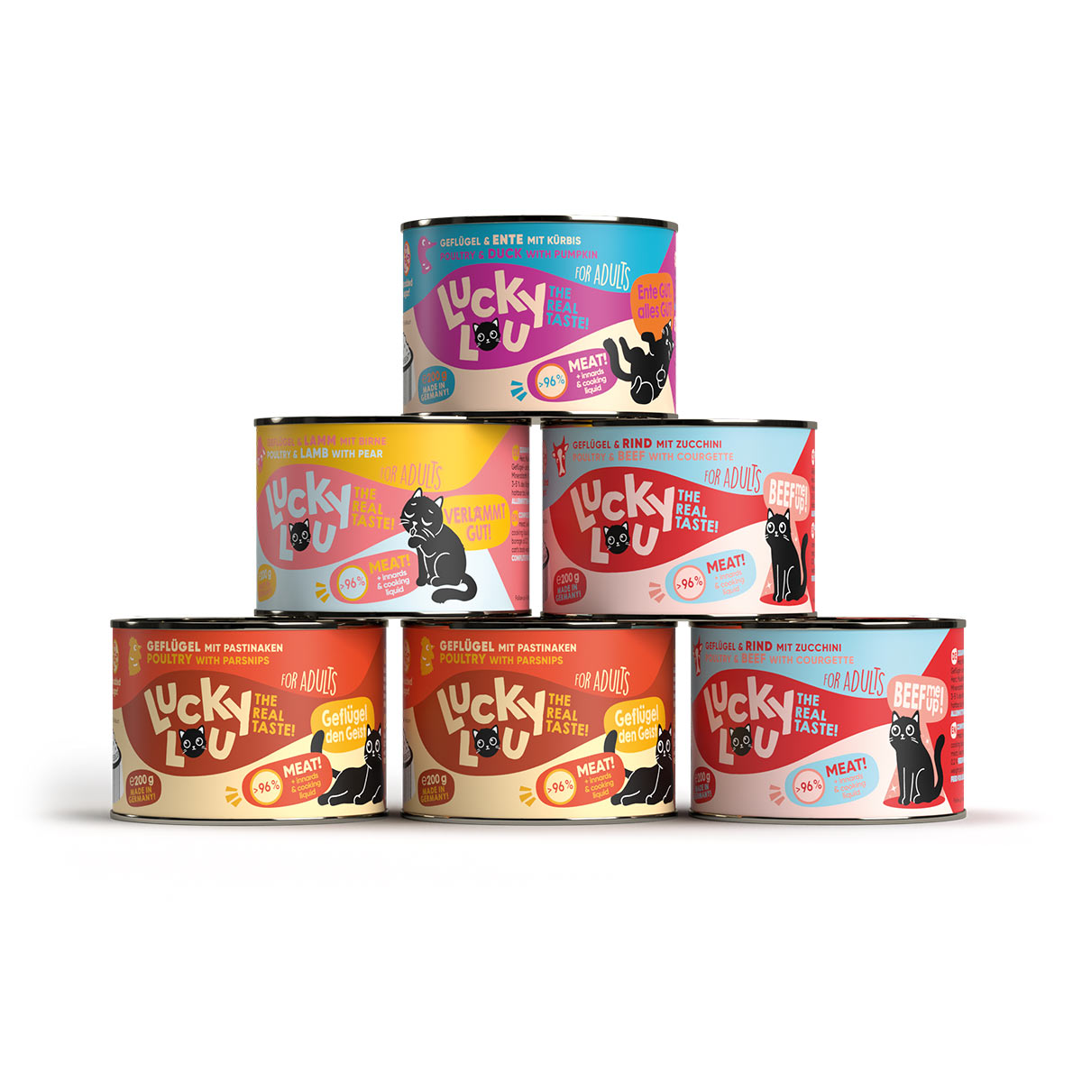 Lucky Lou Lifestage Adult Tasty mix 6 × 200 g