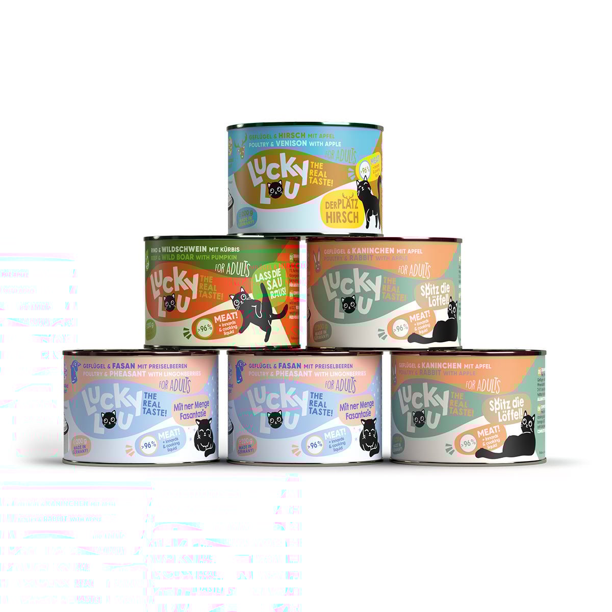 Lucky Lou Lifestage Adult zvěřinový mix 6 × 200 g